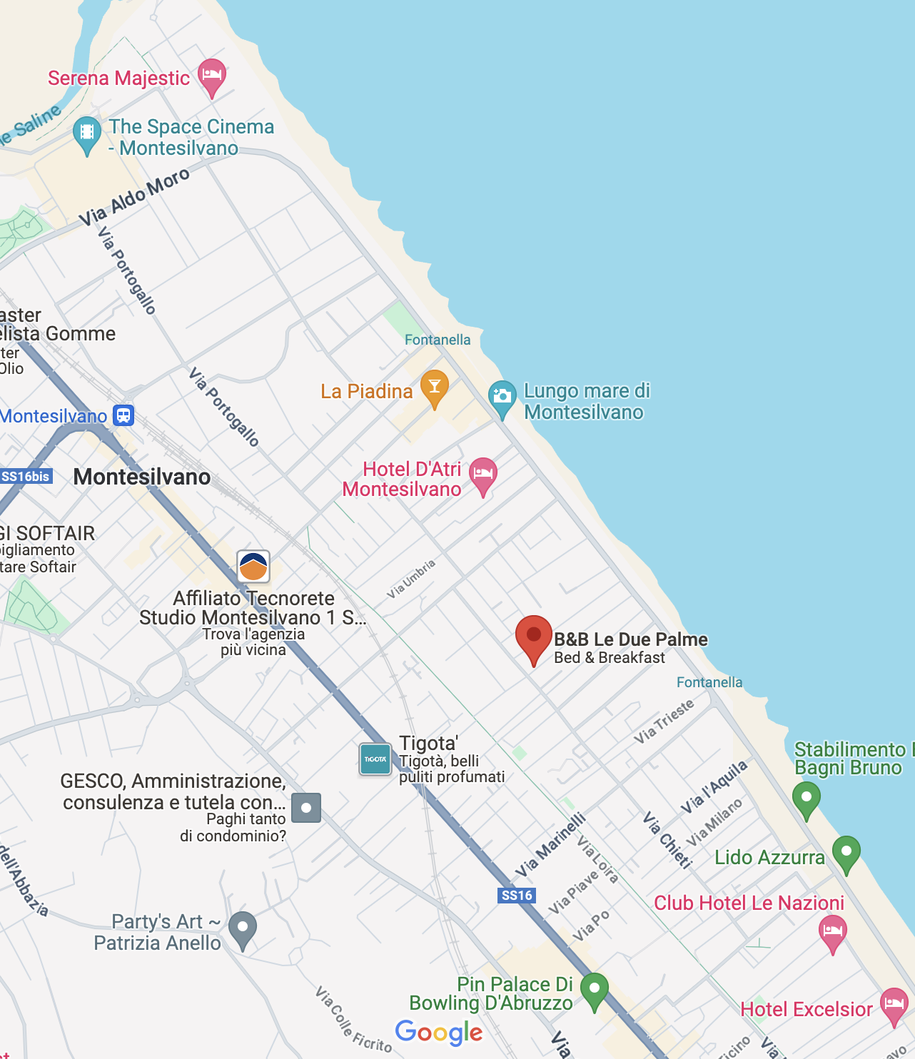 Mappa B&B